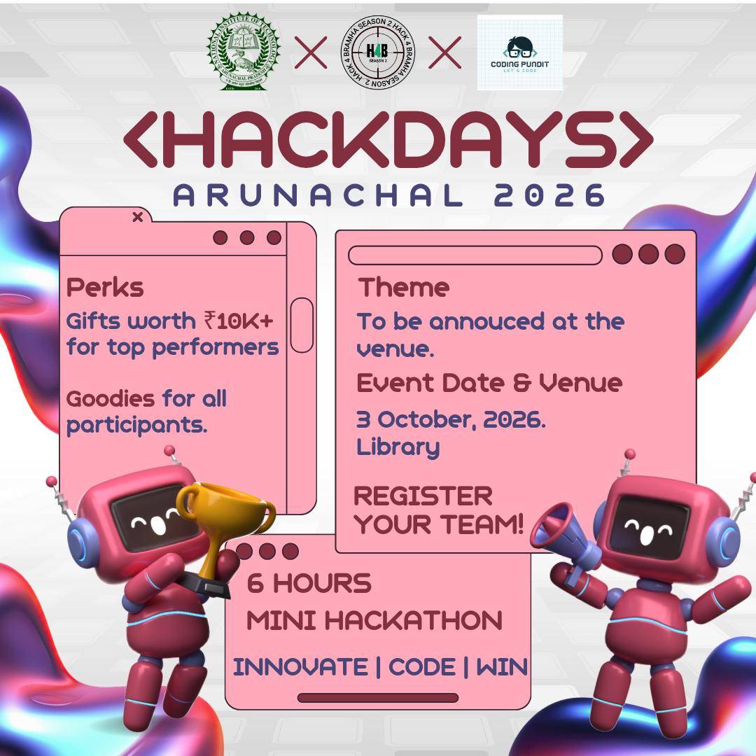 HACKDAYS Arunachal 2026