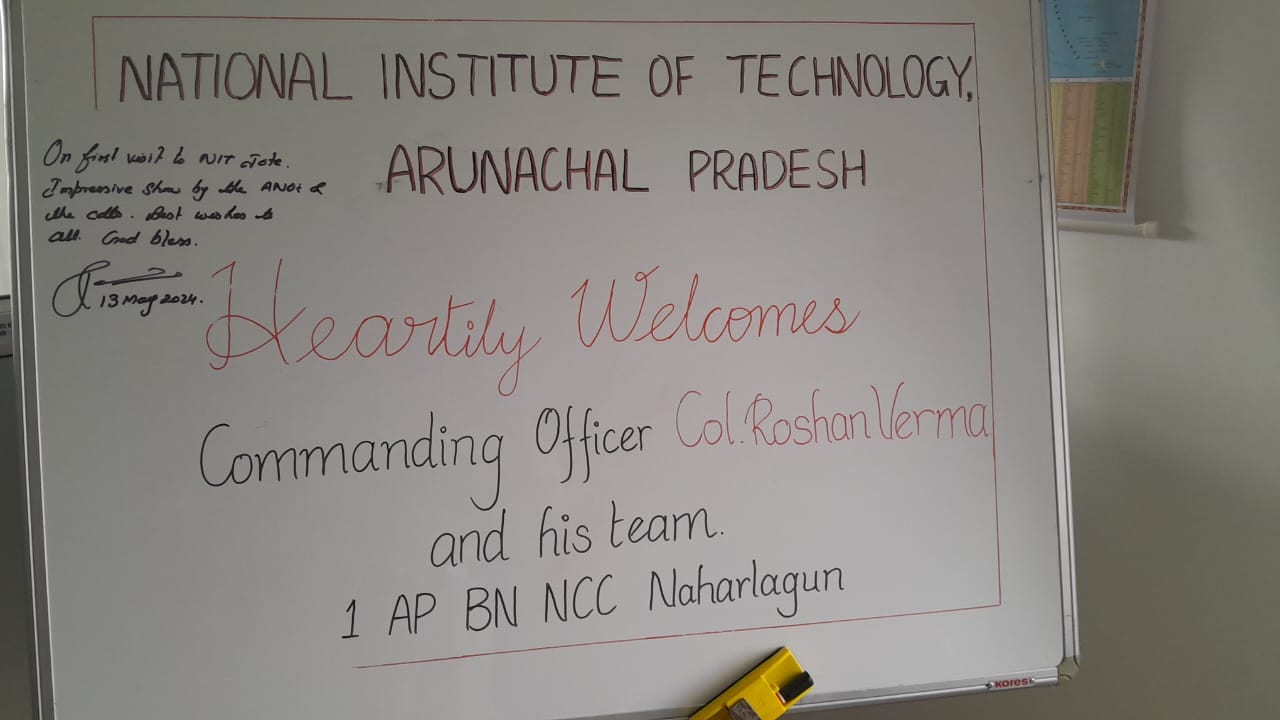 Inauguration Of NCC Office At NIT, Jote/