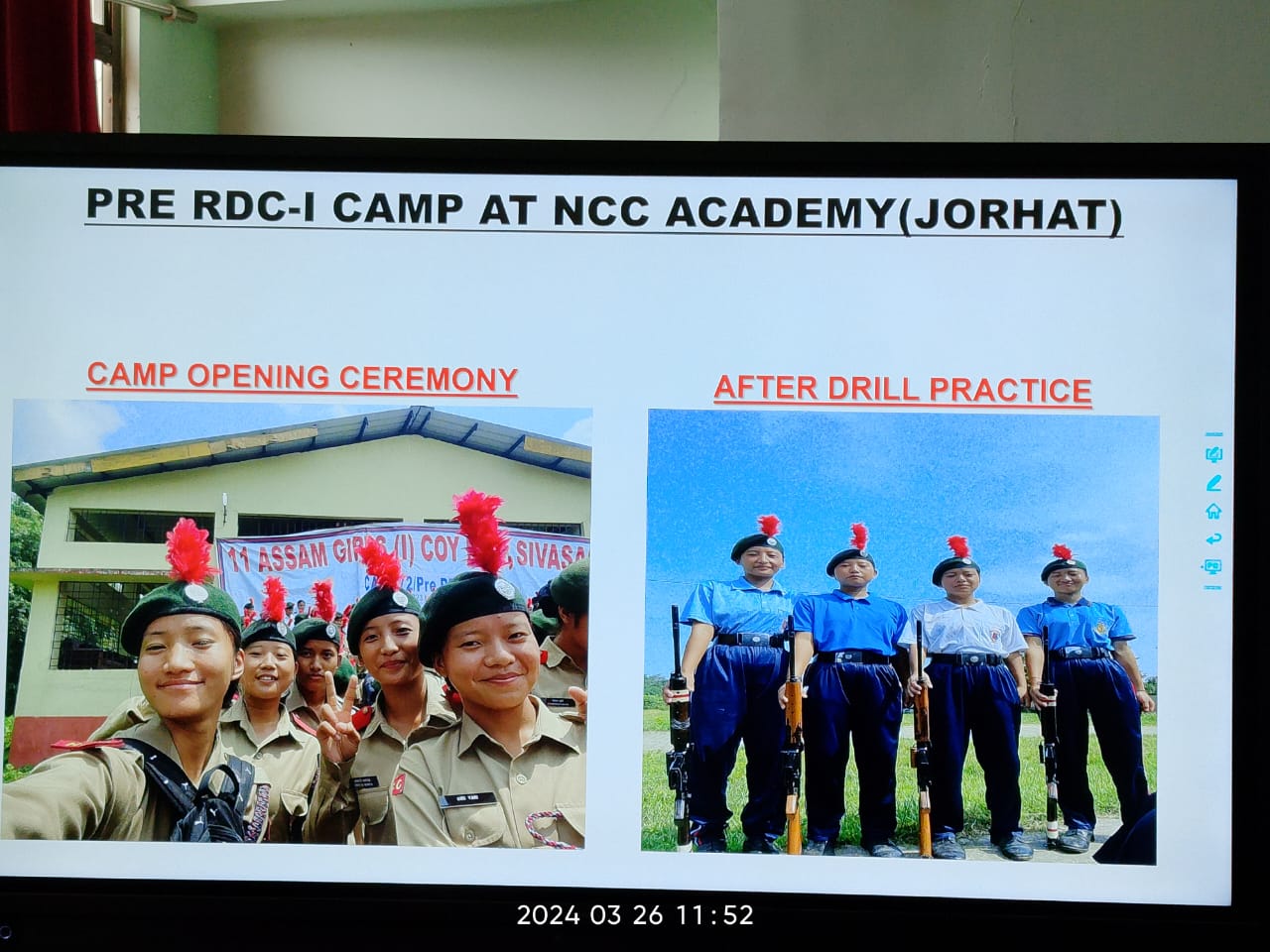 Motivational Speech By RDC Cadets